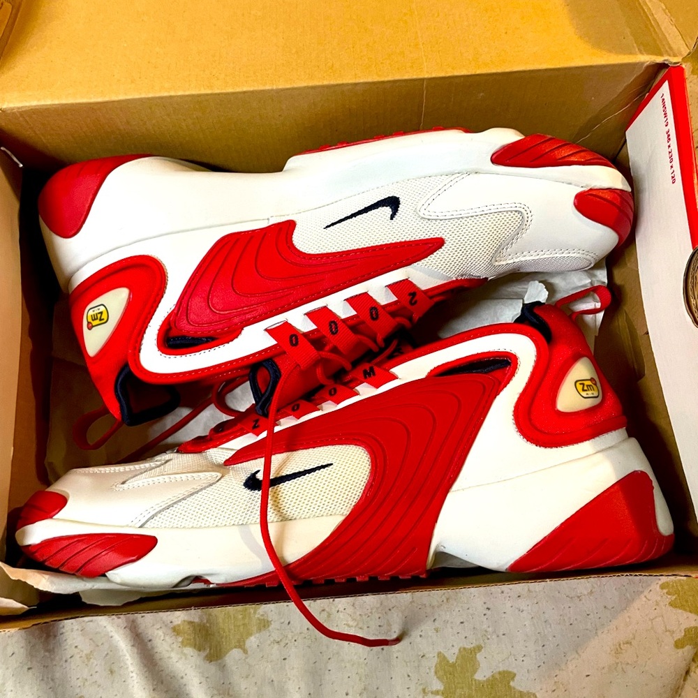 Nike Zoom 2k Red and White